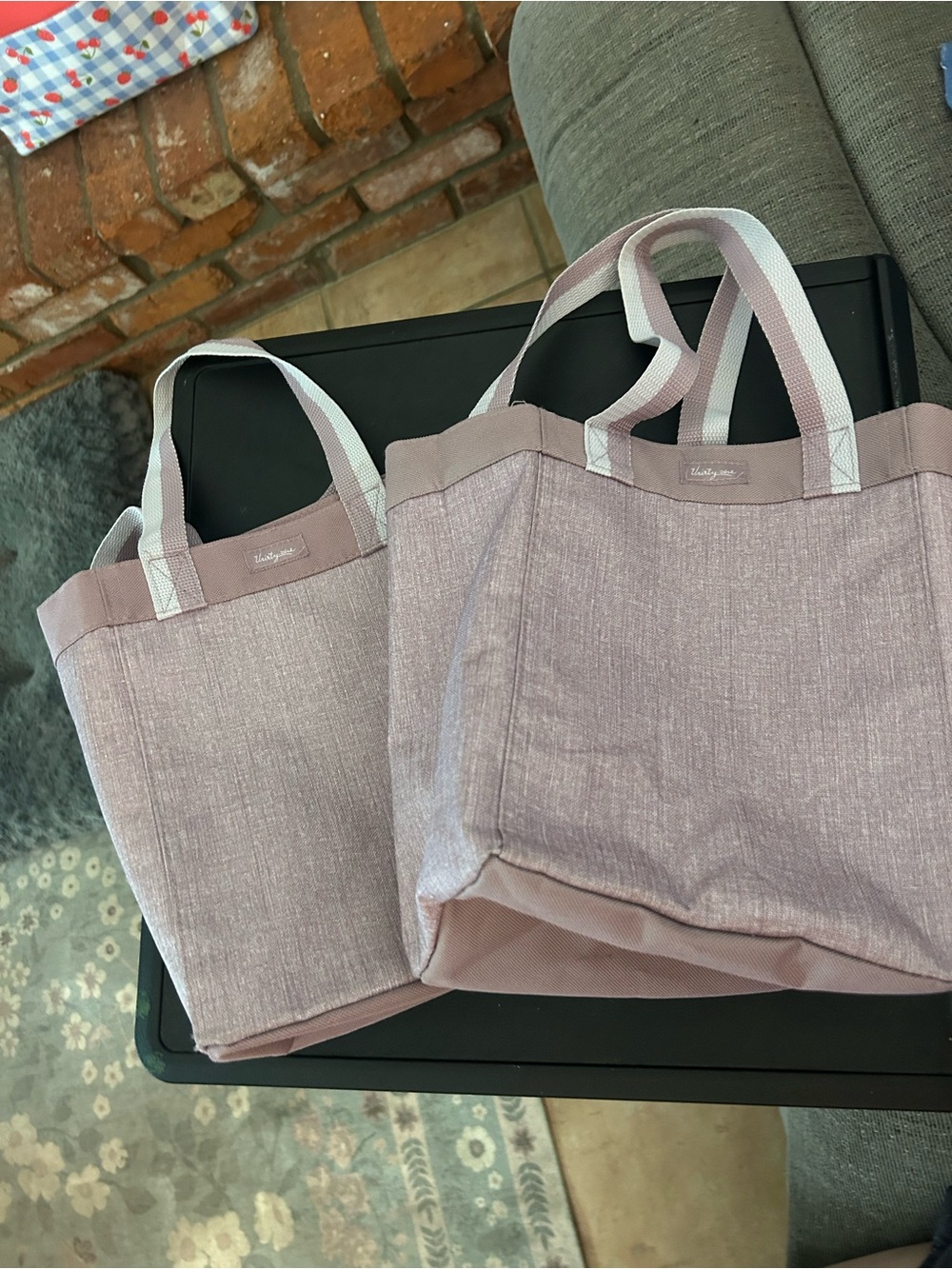 thirty-one Lavender small essentials Dual Tote Set